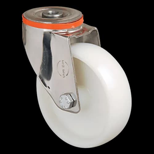 EM04 ZKZ 125 (INOX), EMES, Нейлоновые колёса
