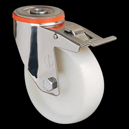 EM04 ZKZ 200 F (INOX), EMES, Нейлоновые колёса