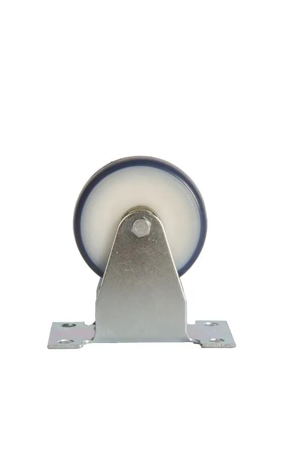 Колесо аппаратное неповоротное FCv 93 75 мм (синяя резина), TOR Industries, Колёса и опоры