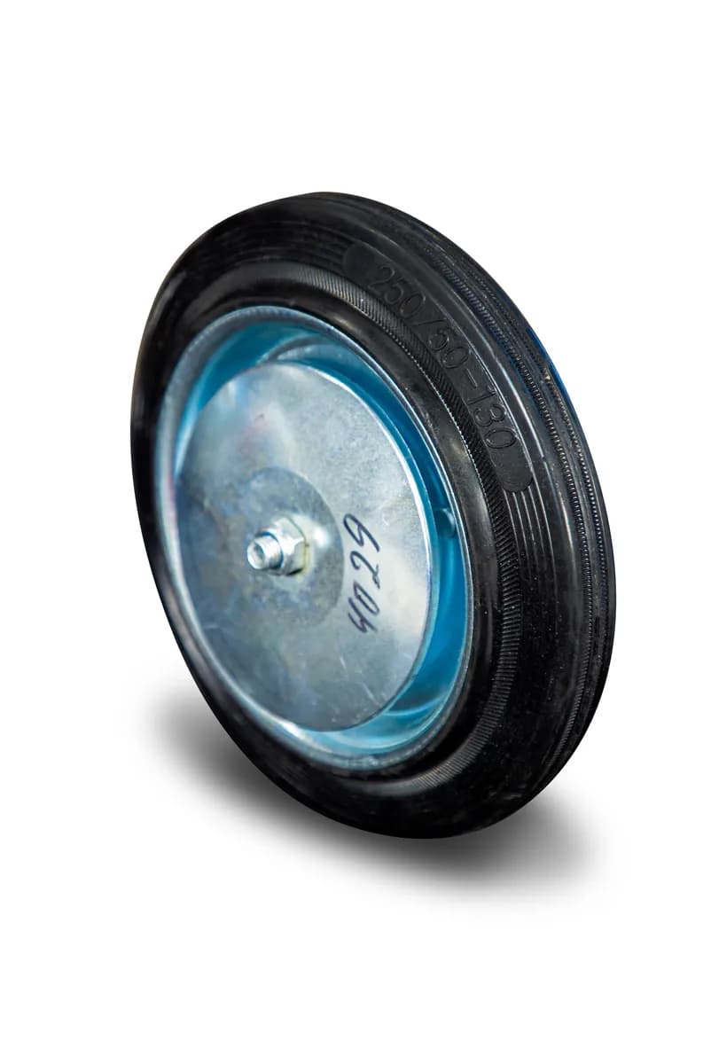 Колесо литая резина C 85 250 мм (N), TOR Industries, Колёса и опоры