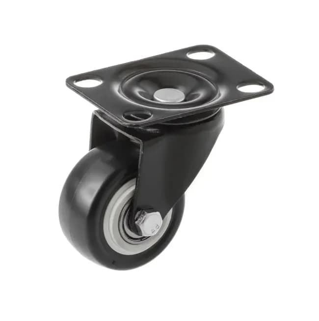 Колесо мебельное поворотное SCZ 25 50 мм (черный), TOR Industries, Колёса и опоры