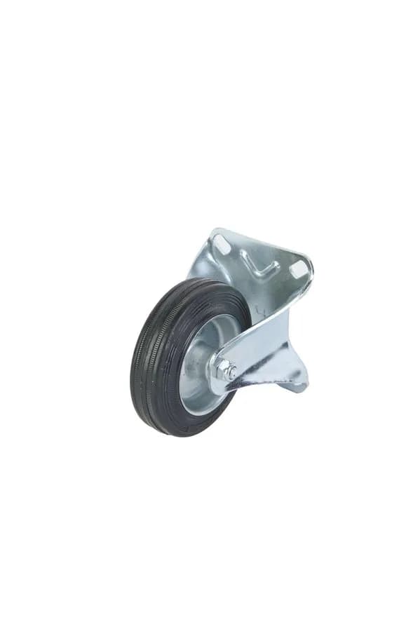 Колесо неповоротное усиленное резина FRC 46 100 мм, TOR Industries, Колёса и опоры