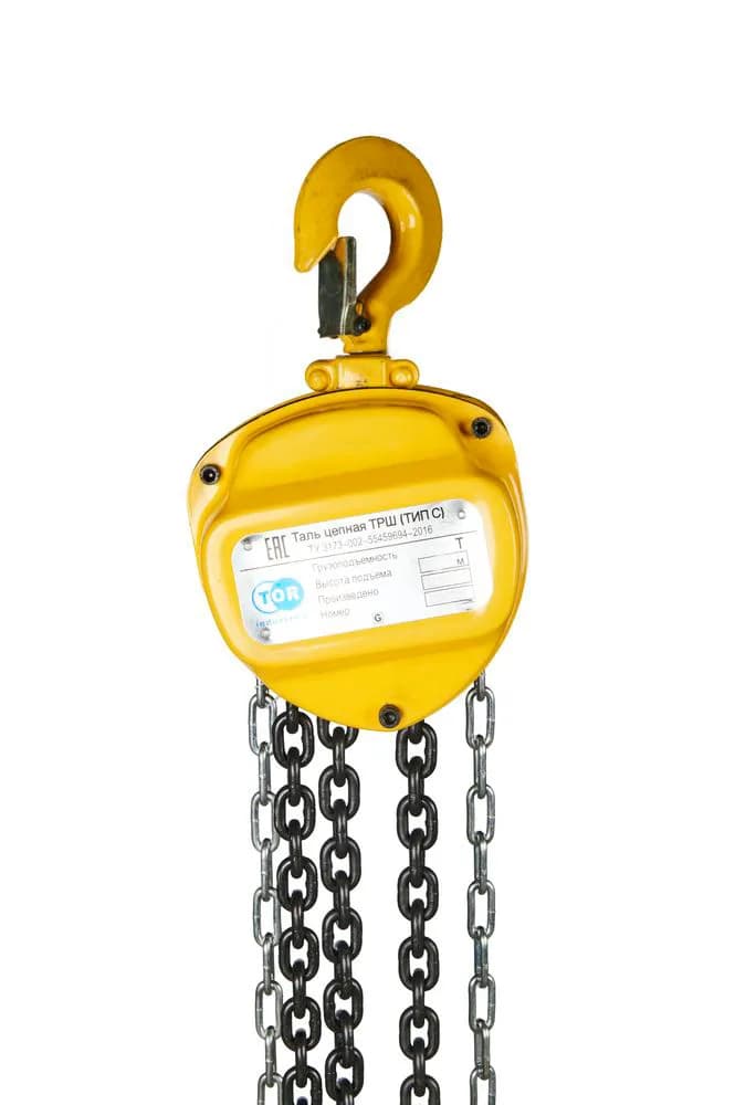 Таль ручная шестеренная TOR ТРШ C 1,0ТХ12М, TOR Industries, Тали ручные