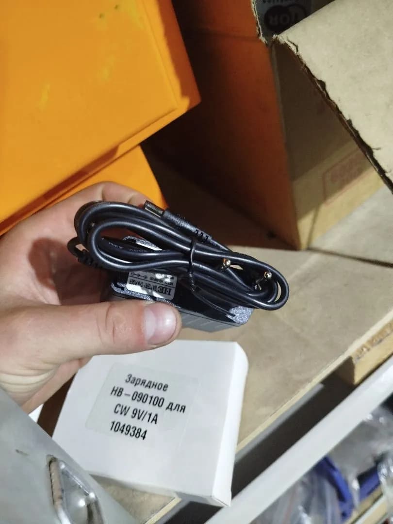 Зарядное устройство HB-090100 для тележек CW 9V/1A (Charger) горизонтальное, TOR Industries, Запчасти для складской техники