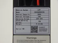 Аккумулятор литий-ионный (Li-ion) 24В/30Ач 520х85х195 для тележек CBD15W-II Li-ion, TOR Industries, Запчасти для складской техники