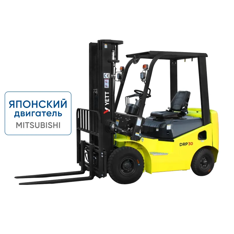 Дизельный погрузчик с японским двигателем YETT DRP35-M1K2C-ZSM480-SS, YETT, Вилочные погрузчики