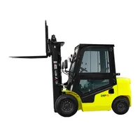 Дизельный погрузчик с кабиной YETT DRP15-QCK3-ZSM480-SS-CAB, YETT, Вилочные погрузчики