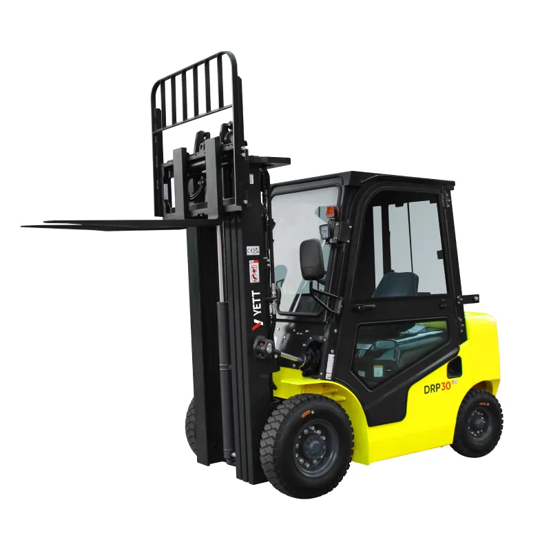 Дизельный погрузчик с кабиной YETT DRP30-XC5K2-M300-3W-CAB, YETT, Вилочные погрузчики