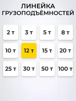 Домкрат гидравлический TOR ДГ-12 г/п 12,0 т, TOR Industries, Домкраты