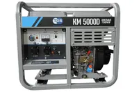 Генератор дизельный 5,0 кВт 220В с электростартером и колесами TOR KM5000D, TOR Industries, Генераторы дизельные