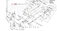 Гидроузел в сборе для тележек гидравлических RHP(BF) шток 35 мм (сталь) (Oil pump Assembly, B200), TOR Industries, Тележки гидравлические (рохли)