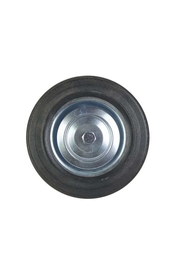 Колесо литая резина C 80 200 мм (F), TOR Industries, Колёса и опоры