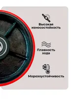 Колесо полиуретан 160х50 мм с подшипником для тележек гидравлических JC/DF-III/DB/BFC/AC(LH), TOR Industries, Запчасти для складской техники