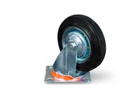 Колесо поворотное резина SC 63 160 мм (N), TOR Industries, Колёса и опоры