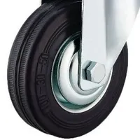 Колесо поворотное SCt 93 75 мм резина с болтом (N), TOR Industries, Колёса и опоры