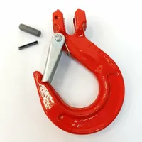Крюк с вилочным креплением и защелкой TOR г/п 1,12 тн (D), TOR Industries, Карабины и крюки