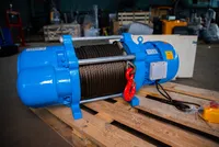 Лебедка электрическая 1000кг  70м с канатом 380В TOR KCD, TOR Industries, Лебёдки