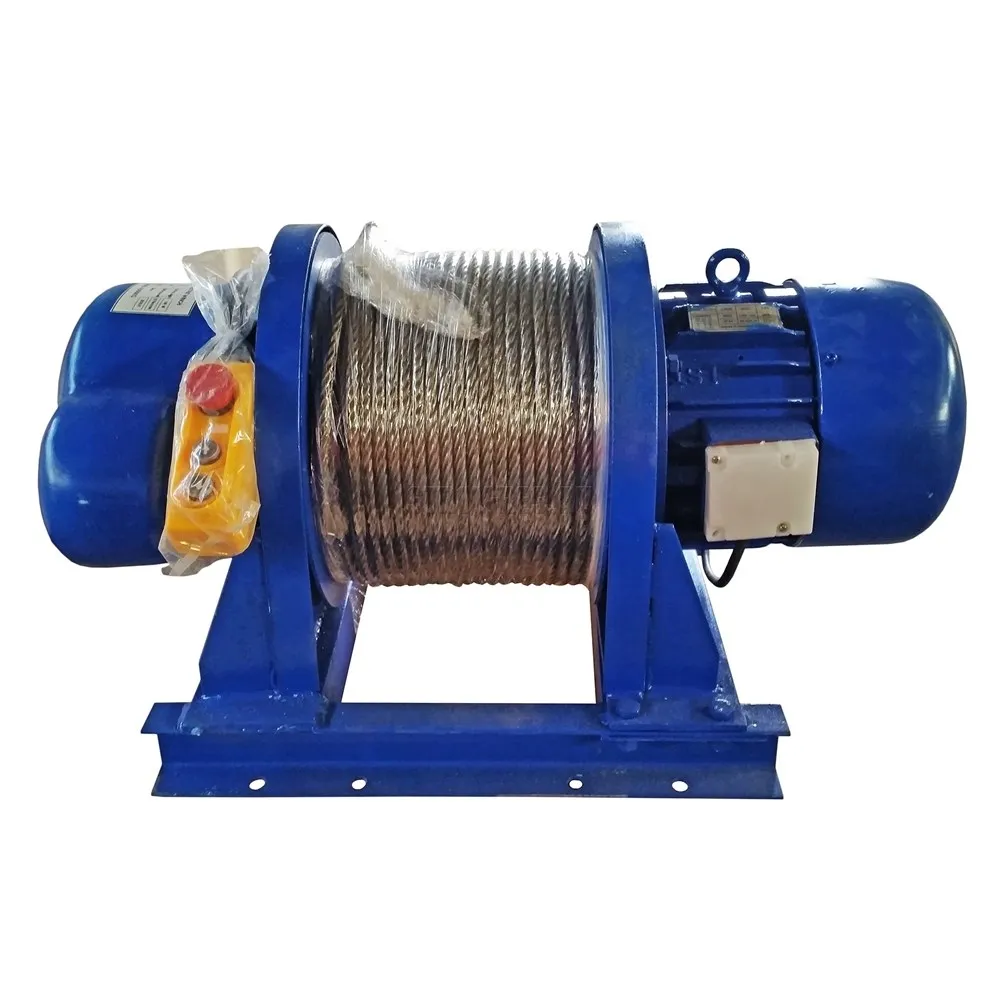 Лебедка электрическая 3000кг 100м с канатом 380В TOR KDJ PRO (усиленный двигатель и редуктор), TOR Industries, Лебёдки