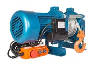 Лебедка электрическая 500/1000 кг 30/15 м с канатом 220 В TOR KCD, TOR Industries, Лебёдки
