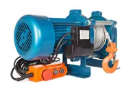 Лебедка электрическая 500/1000 кг 30/15 м с канатом 380 В TOR KCD, TOR Industries, Лебёдки