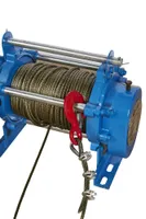Лебедка электрическая  500/1000 кг  70/35 м с канатом 220 В TOR KCD, TOR Industries, Лебёдки