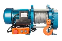 Лебедка электрическая 500/1000кг 70/35м с канатом 220B REM KCD, TOR Industries, Лебёдки