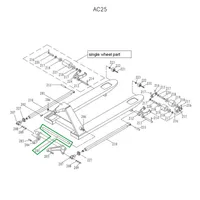 Ось углового рычага для гидравлических тележек AC30, Адванта-М, Запчасти для складской техники