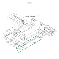 Подвильная тяга для гидравлических тележек AC30, Адванта-М, Запчасти для складской техники