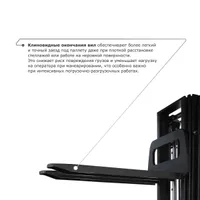 Самоходный электроштабелер PROLIFT M2 SDK 1645 со свободным подъемом, PROLIFT M2, Штабелёры самоходные