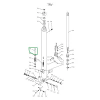 Шток нагнетательный гидроузла для TRV1020, Адванта-М, Запчасти для складской техники
