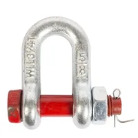 Скоба прямая TOR 3,25 т (тип G2150) (Q), TOR Industries, Скобы такелажные