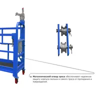 Строительная люлька ZLP-800 (длина платформы 7,5 м, длина троса 100 м), SKYER, Строительные люльки