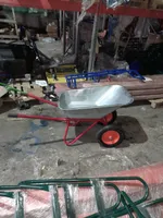 Тачка строительная 100 л 250 кг 422ZP двухколесная с пневмоколесом, TOR Industries, Строительные тачки