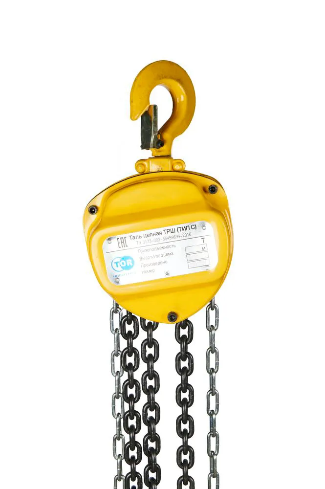 Таль ручная шестеренная TOR ТРШ C 1,0ТХ12М, TOR Industries, Тали ручные