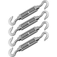 Талреп крюк-крюк TOR М24 DIN1480 (открытого типа) (Q), TOR Industries, Талрепы