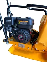 Виброплита 55 кг, 15кН (Loncin), бак, колесный комплект TOR C-60, TOR Industries, Виброплиты