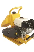 Виброплита 65 кг, 11кН (Honda) бак, коврик, колесный комплект TOR T-60, TOR Industries, Виброплиты