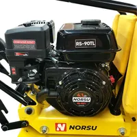 Виброплита бензиновая прямоходная NORSU RF-90TL (колесный комплект, бак для воды), NORSU, Виброплиты